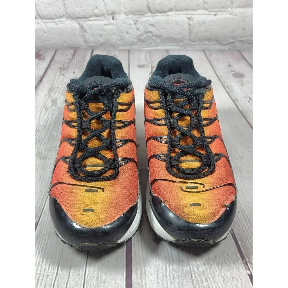 Nike Air Max Plus TD Sunset Athletic Running Shoes Boys Size 11 - Picture 2 of 8